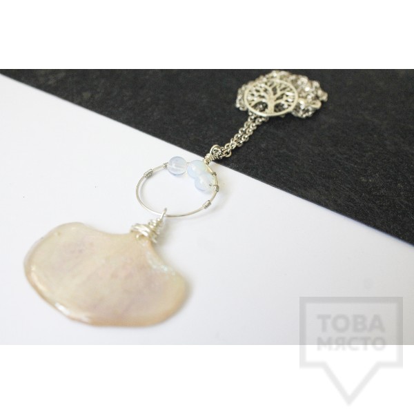 Дизайнерско колие Nimeria Shop - Everlasting Bouquet - Nude Orchid