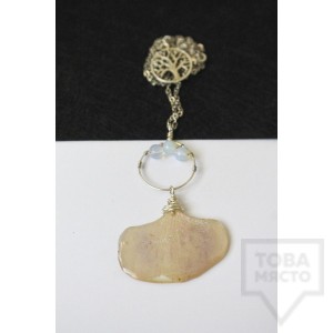 Дизайнерско колие Nimeria Shop - Everlasting Bouquet - Nude Orchid