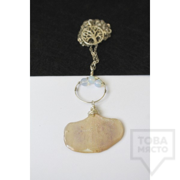 Дизайнерско колие Nimeria Shop - Everlasting Bouquet - Nude Orchid