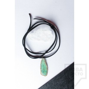 Дизайнерско колие Nimeria Shop - Forest agate