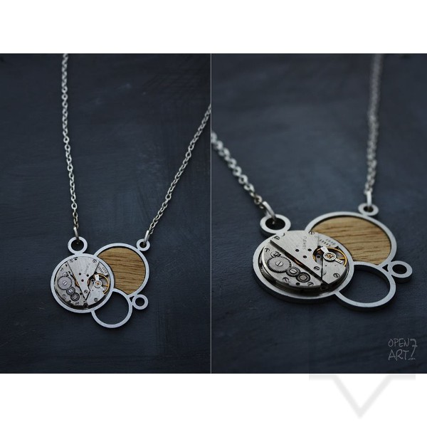 Дизайнерско колие OpenArt7 - Steampunk