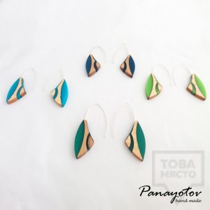 Дизайнерски обеци Panayotov Handmade - Penguins