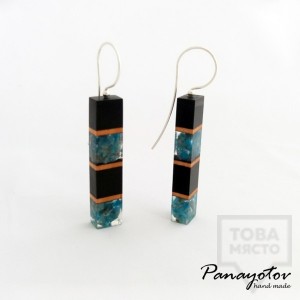 Дизайнерски обеци Panayotov Handmade - The Warmest Color