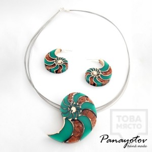 Дизайнерско колие Panayotov Handmade - Seashells