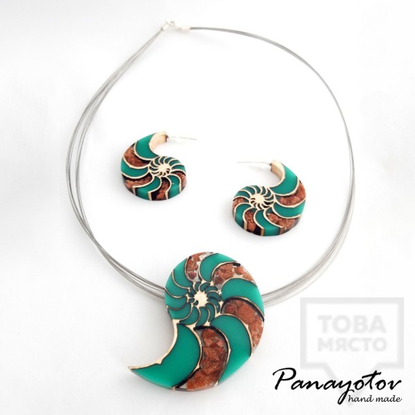 Дизайнерско колие Panayotov Handmade - Seashells
