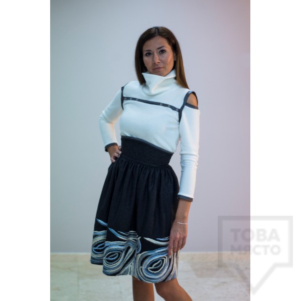 Дамска блуза - Parola swing grey