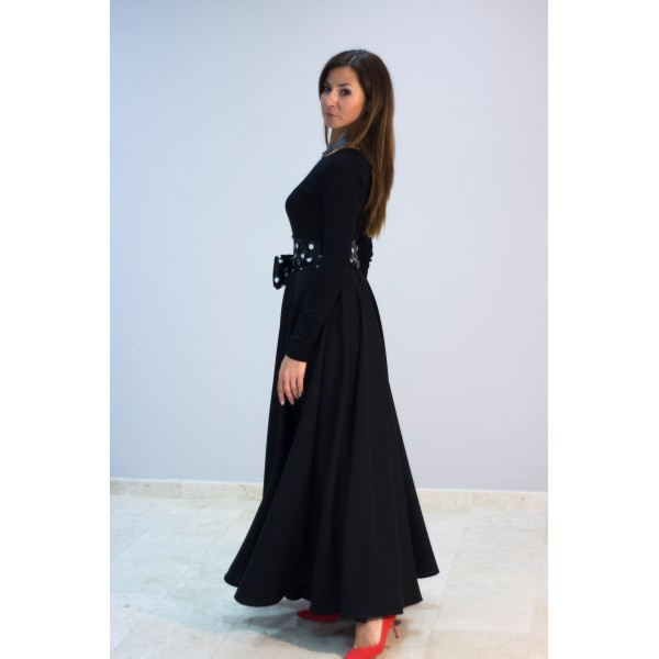 Дамска дълга пола Parola - Margery black