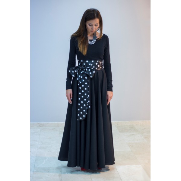 Дамска дълга пола Parola - Margery black