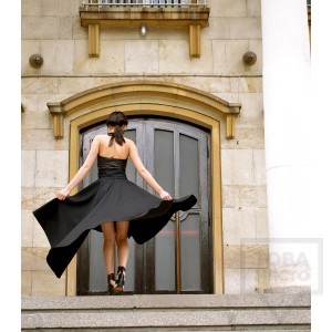 Дамска дълга пола Parola - Margery black asymetry