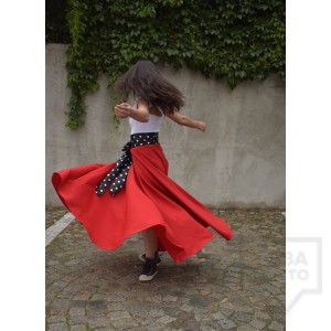 Дамска дълга пола Parola - Margery red