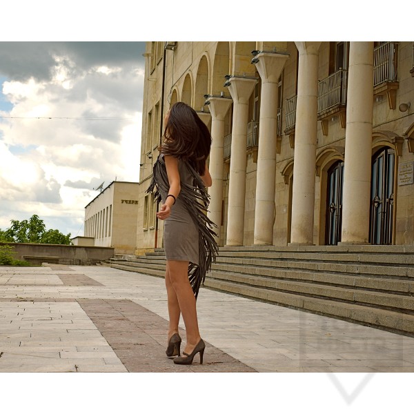 Дизайнерска рокля Parola - Tequila Grey