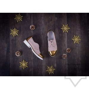 Дизайнерски дамски обувки оксфорд Pesh.Art - O, sweet chic