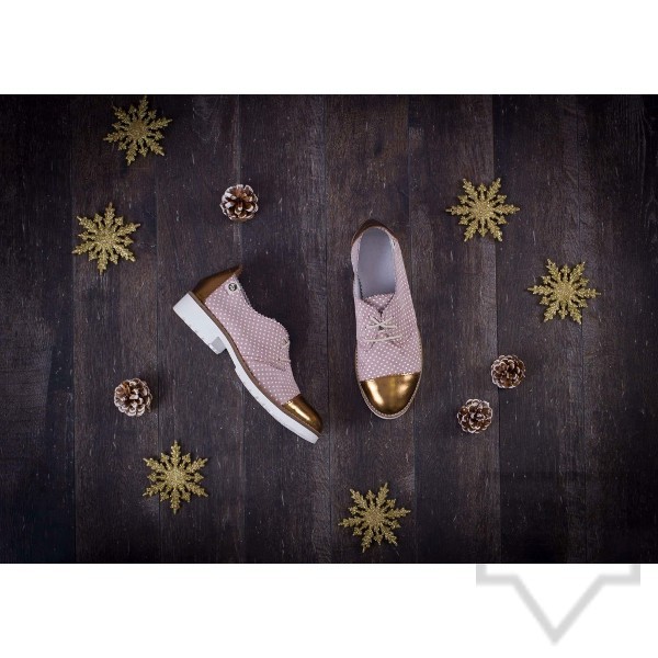 Дизайнерски дамски обувки оксфорд Pesh.Art - O, sweet chic