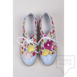 Дизайнерски дамски обувки Pesh.Art - Multiflower