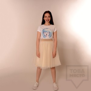 Тюлена пола - пачка  POLINA PETROVA Champagne tutu