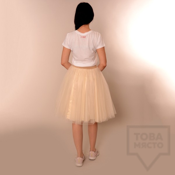 Тюлена пола - пачка  POLINA PETROVA Champagne tutu