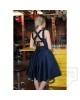 Дизайнерска рокля Polina Petrova - criss cross back Navy