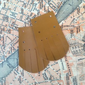 Ресни Prima Art - горчица гладка кожа средни