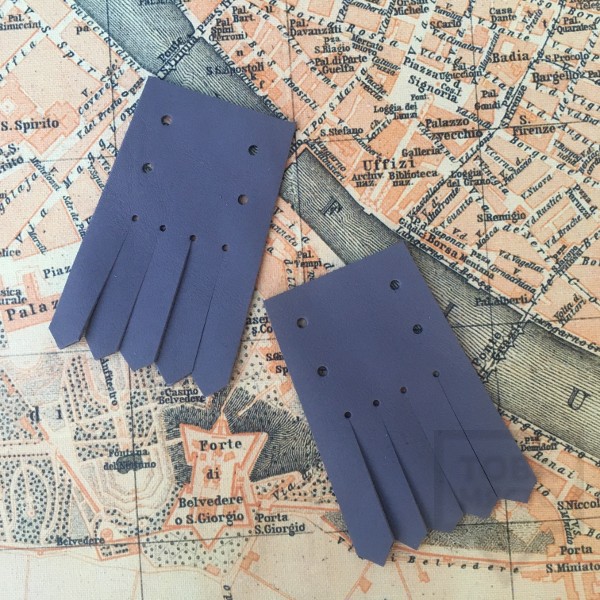 Ресни Prima Art - сива гладка кожа средни