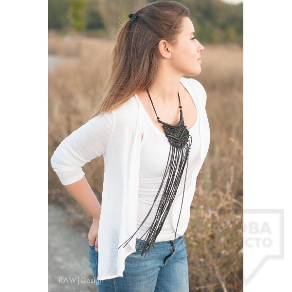 Колие Raw Design black-memory