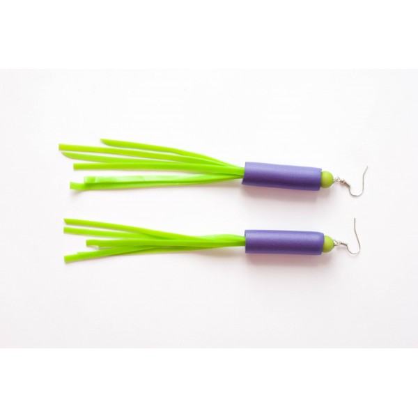 Обеци Raw Design - Between the colors