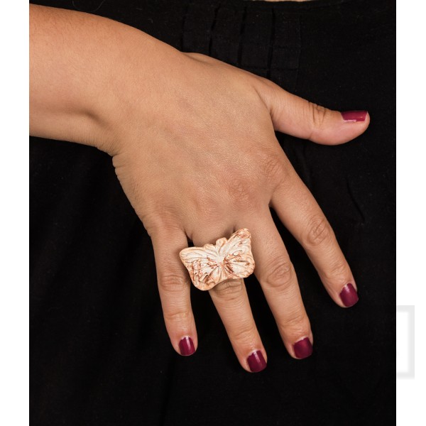 Ръчно изработен пръстен RumsiRum - Butterfly