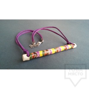 Ръчно изработено колие RumsiRum - Dreaming in purple