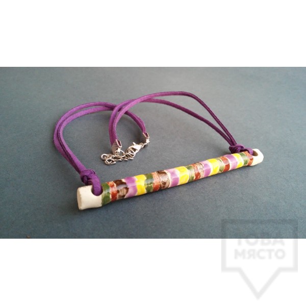 Ръчно изработено колие RumsiRum - Dreaming in purple