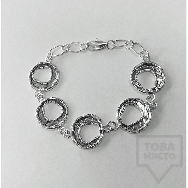 Сребърна гривна Silvera - Луната