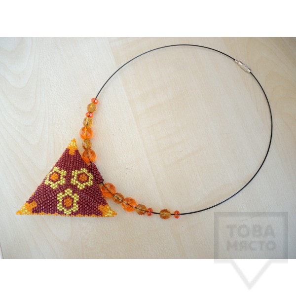 Колие Songe Jewerly - триъгълник