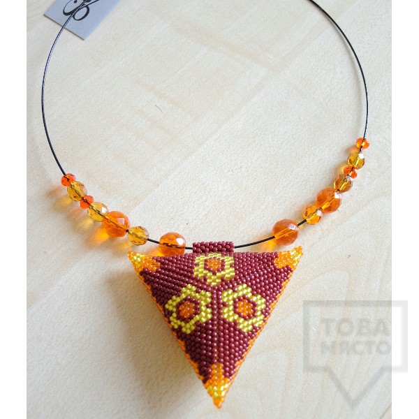 Колие Songe Jewerly - триъгълник