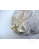 Ръчно изработени обеци Songe Jewelry - Lemon Quartz