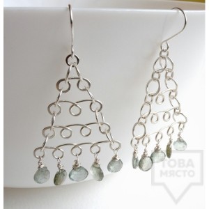 Сребърни обеци Songe Jewerly - Нефертити