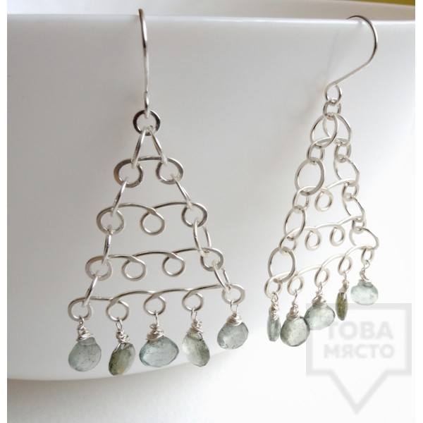 Сребърни обеци Songe Jewerly - Нефертити