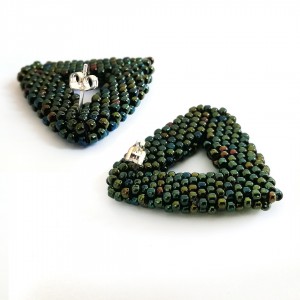 Ръчно изработени обеци - Свраките rock