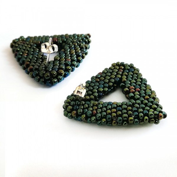 Ръчно изработени обеци - Свраките rock