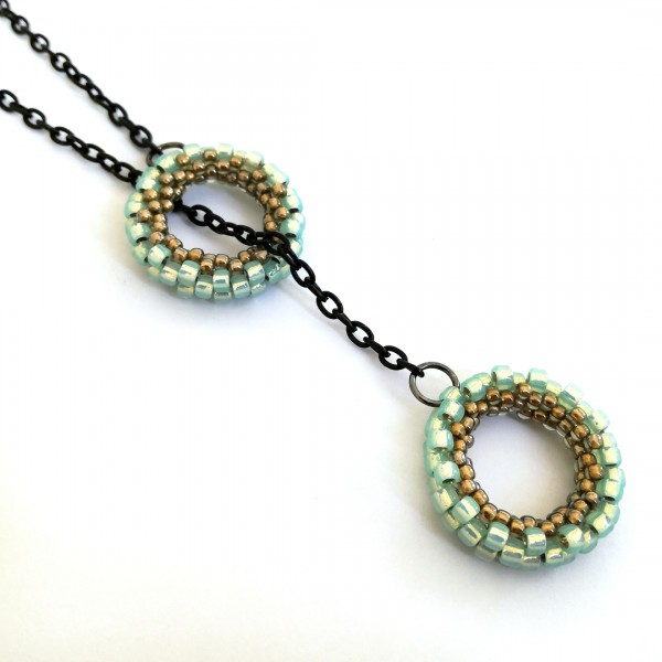 Ръчно изработено колие - Свраките lasso