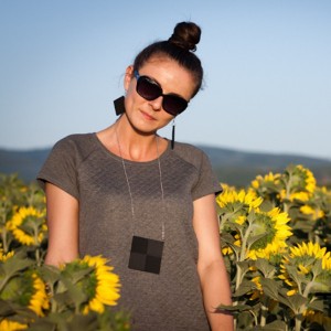 Ръчно изработени обеци Tarra - black fierte