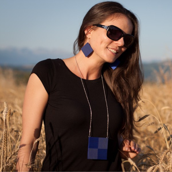 Ръчно изработено колие Tarra - blue fierte