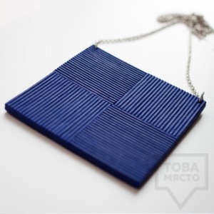 Ръчно изработено колие Tarra - blue fierte