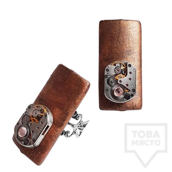 Ръчно изработен пръстен Time Craft Art - urban