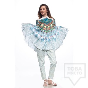 Дизайнерска дамска риза VIVASTELLA - colour crochet