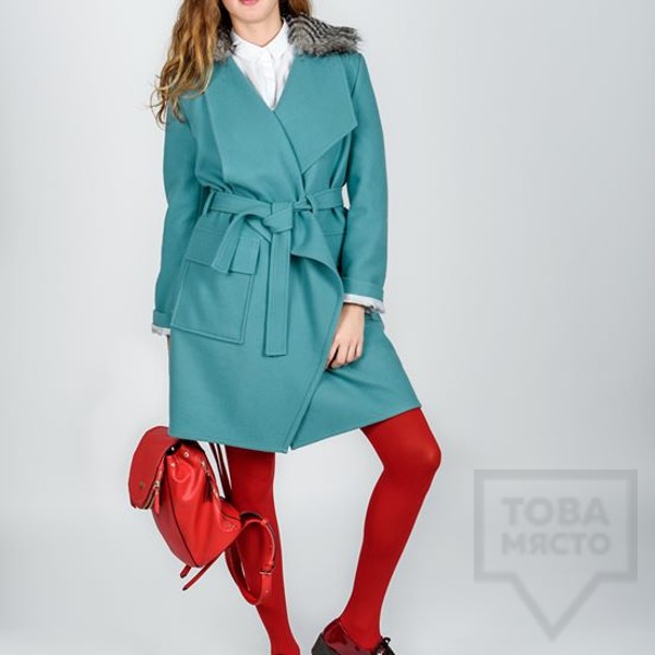 Палто Vivastella - Aquamarine