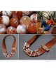 Ръчно изработено колие Vyara Tzeneva Jewellery - triple autumn