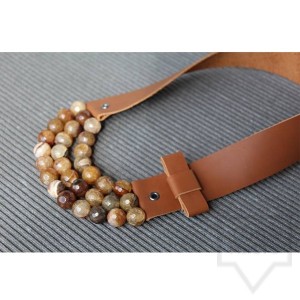 Ръчно изработено колие Vyara Tzeneva Jewellery - triple autumn