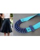 Ръчно изработено колие Vyara Tzeneva Jewellery - triple blue deep blue