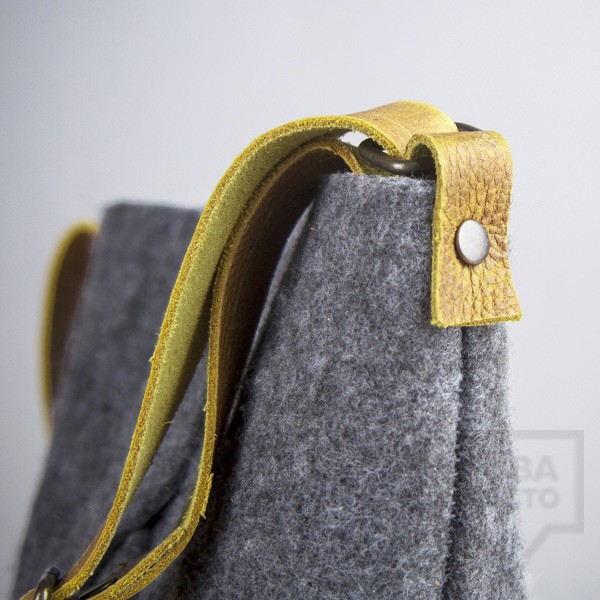 Дамска чанта XAXO - dark grey bag