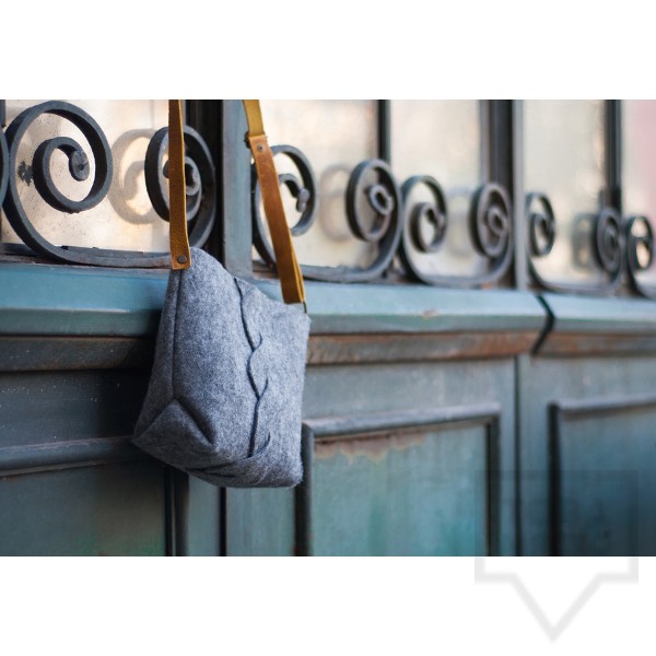 Дамска чанта XAXO - dark grey bag