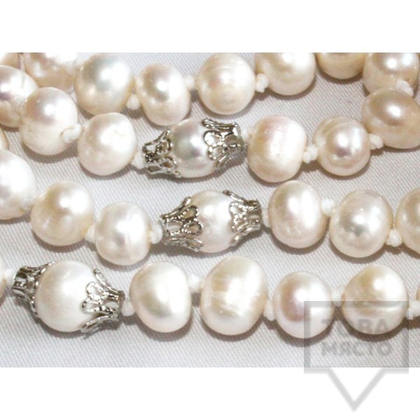 Джапа мала броеница YogiOmkara - естествени перли