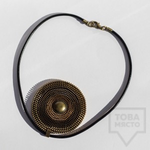 Ръчно изработено колие Zipper Style - вселена